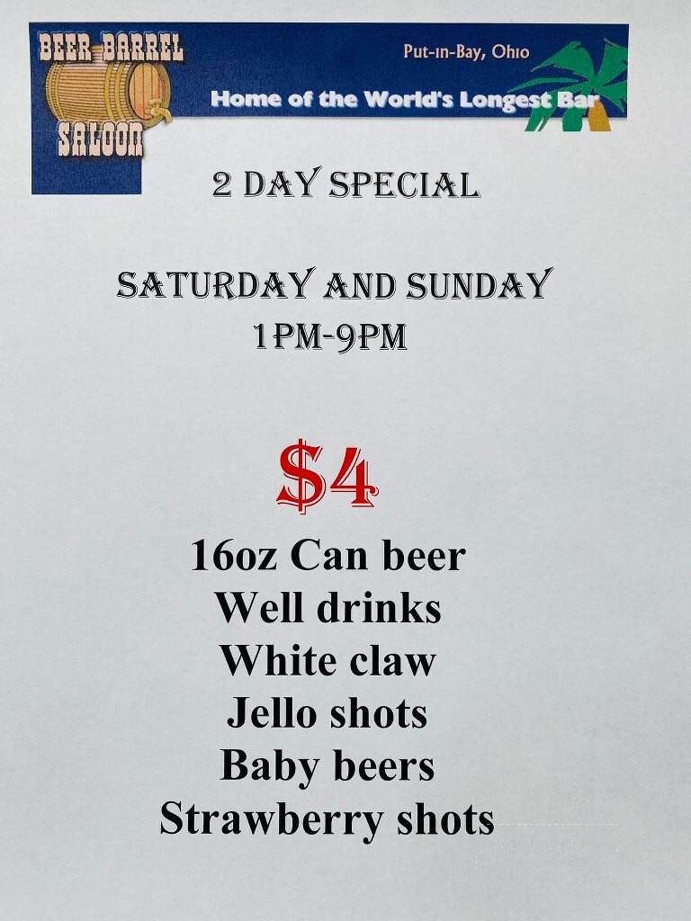 Beer Barrel Saloon - Put-in-Bay, OH