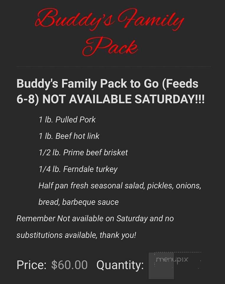 Buddy Boy Fine Barbeque - Minnetrista, MN