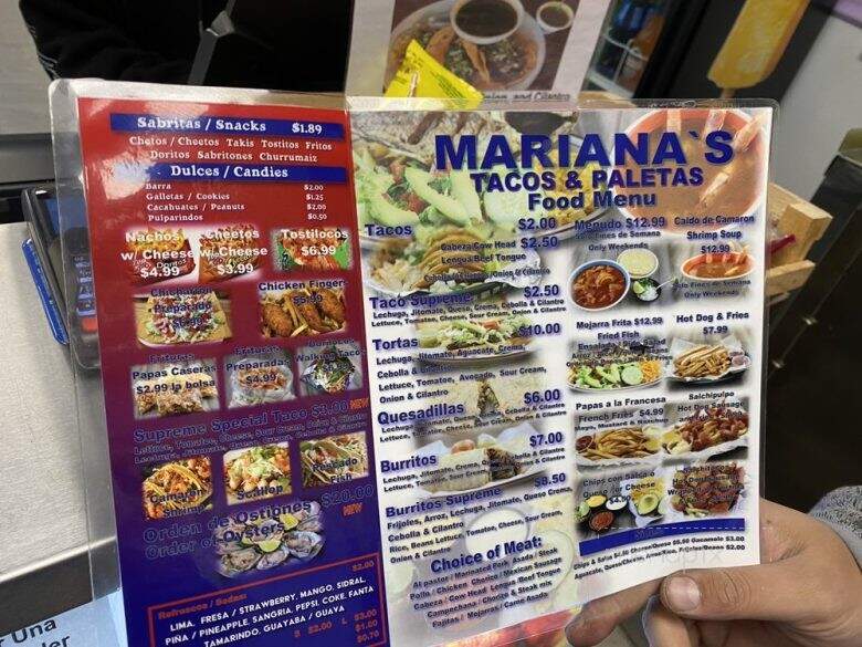 Paletas Marianas Tacos Y - Springfield, OH