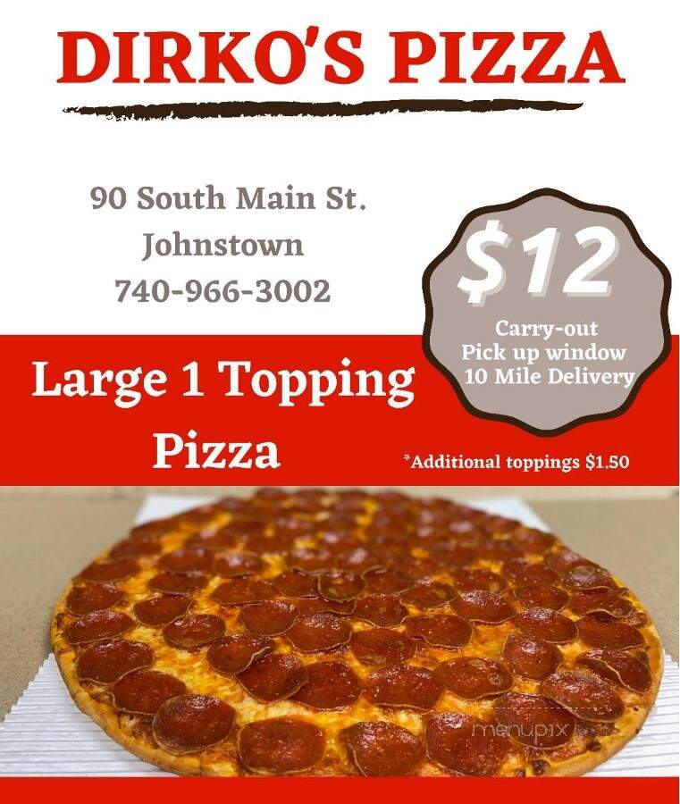 Dirko's Pizza - Johnstown, OH