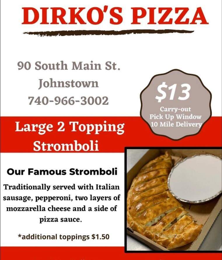 Dirko's Pizza - Johnstown, OH