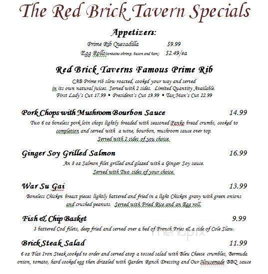 Red Brick Tavern - London, OH