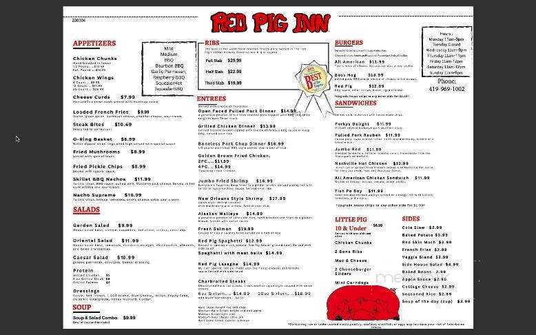 Red Pig Inn - Ottawa, OH