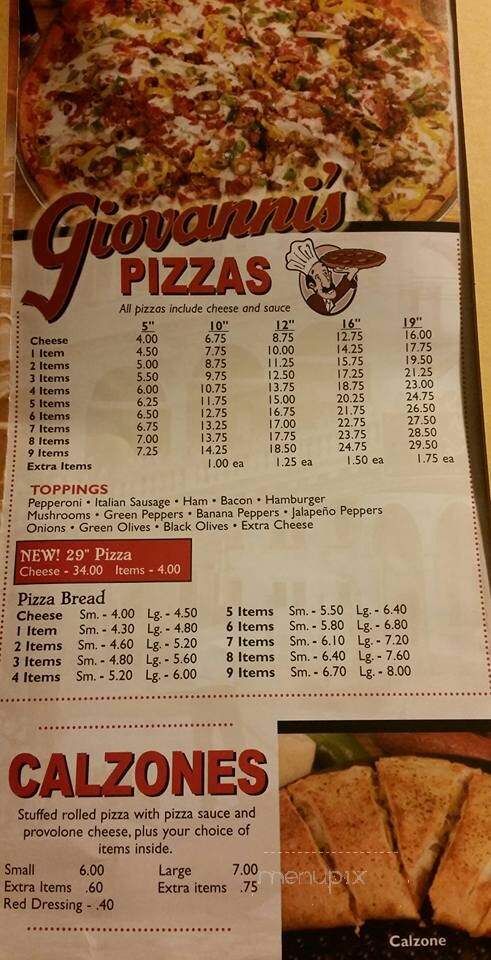 Giovanni's Pizza - Greenup, KY