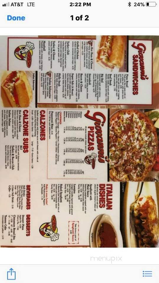 Giovanni's Pizza - South Point, OH