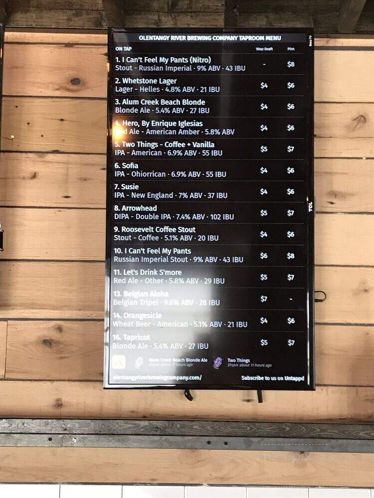 Olentangy River Brewing Company - Lewis Center, OH