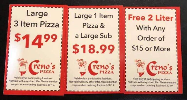 Creno's Pizza - Mc Connelsville, OH