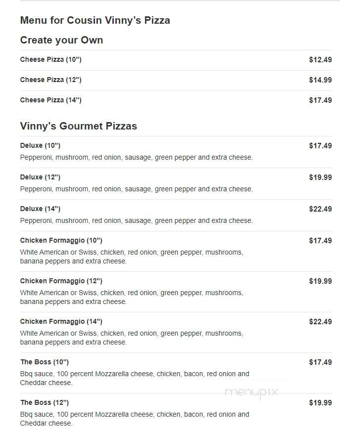 Cousin Vinny's Pizza - Springfield, OH