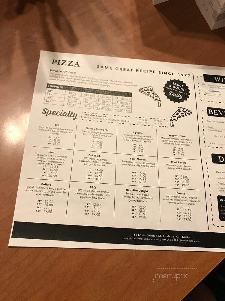 Branch Pizza - Sunbury, OH