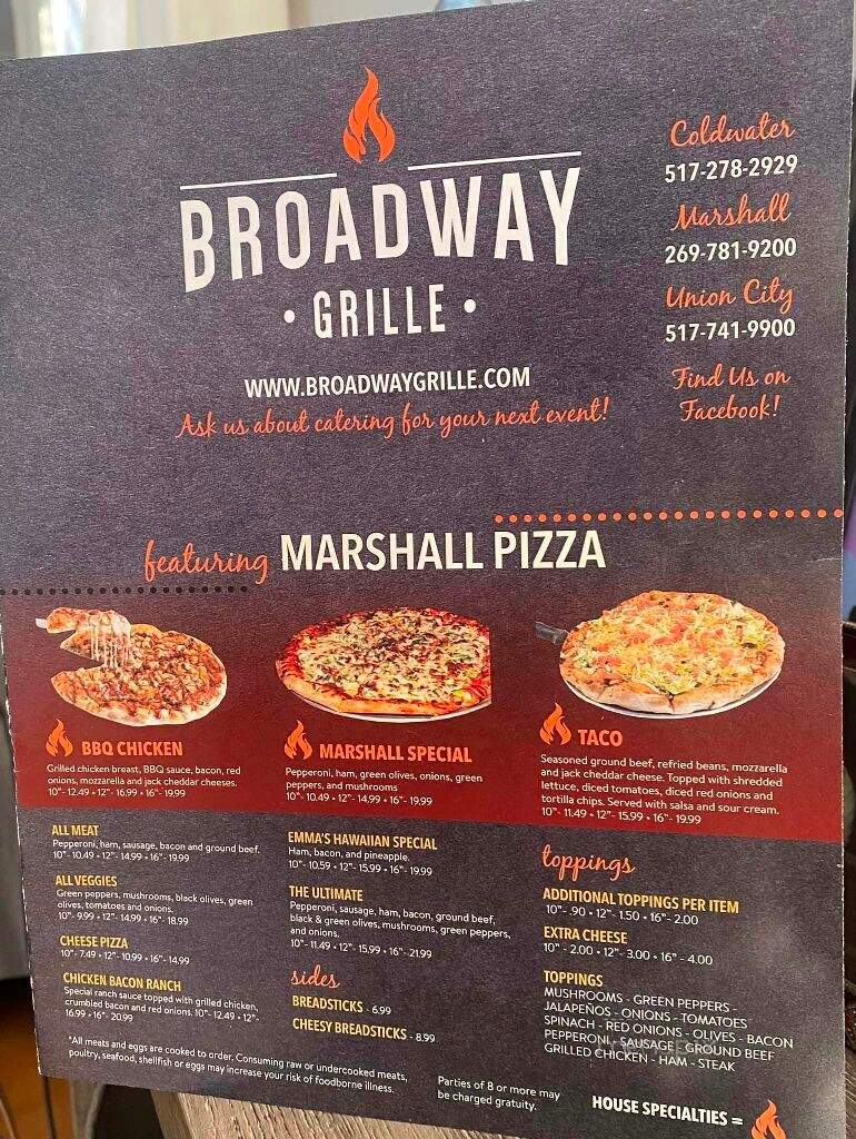 Marshall Broadway Grill - Marshall, MI