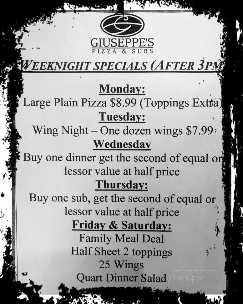Giuseppe's Pizza & Subs - Wickliffe, OH