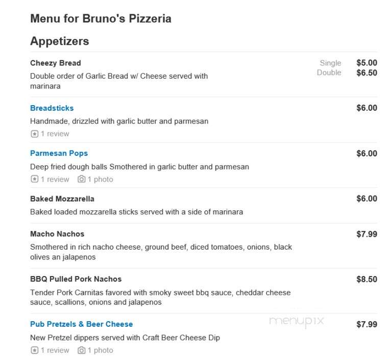 Bruno's Pizzeria - Lakeside Marblehead, OH