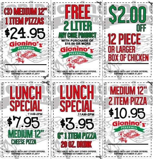 Gioninos Pizzeria - Rittman, OH