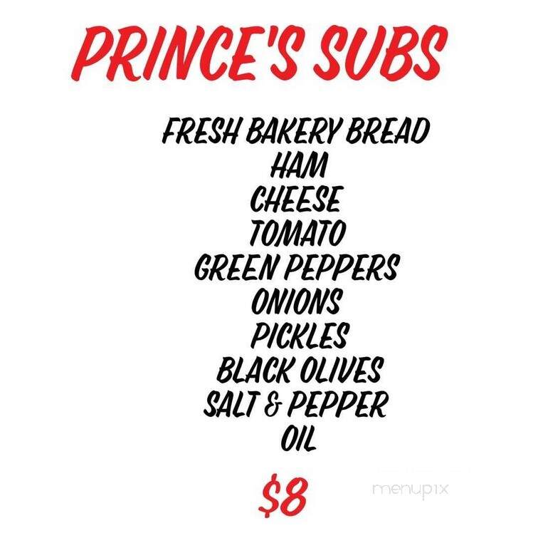 Prince's Subs - Leavittsburg, OH