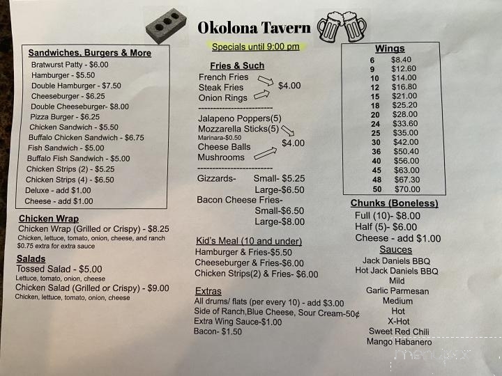 Okolona Tavern - Napoleon, OH