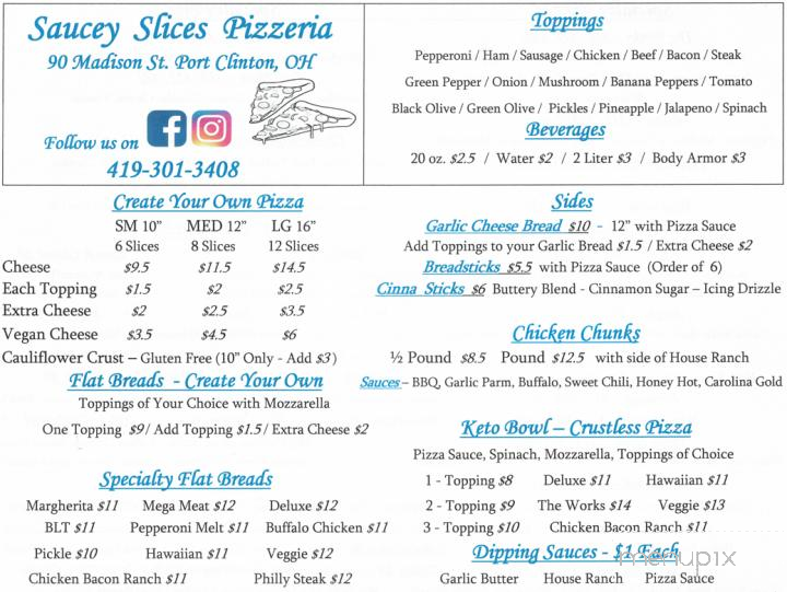 Saucey Slices Pizzeria - Port Clinton, OH