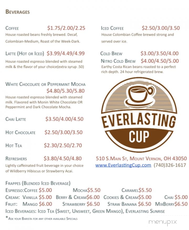 Everlasting Cup - Mount Vernon, OH