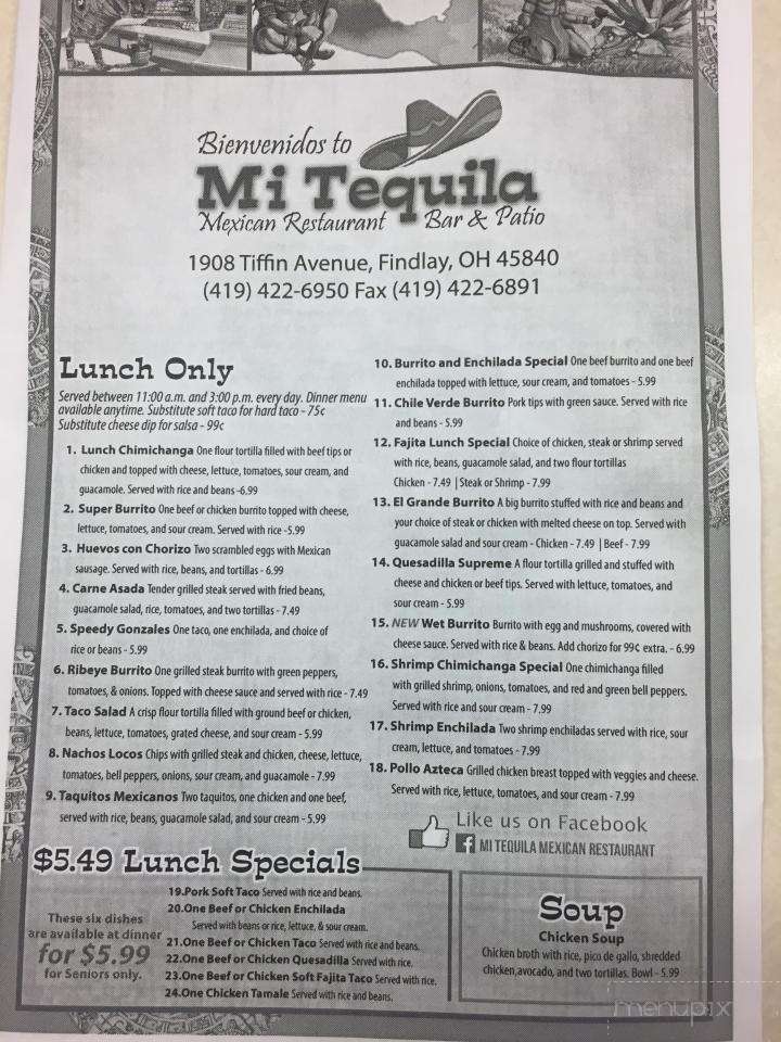 Mi-Tequila Mexican Restaurant - Findlay, OH