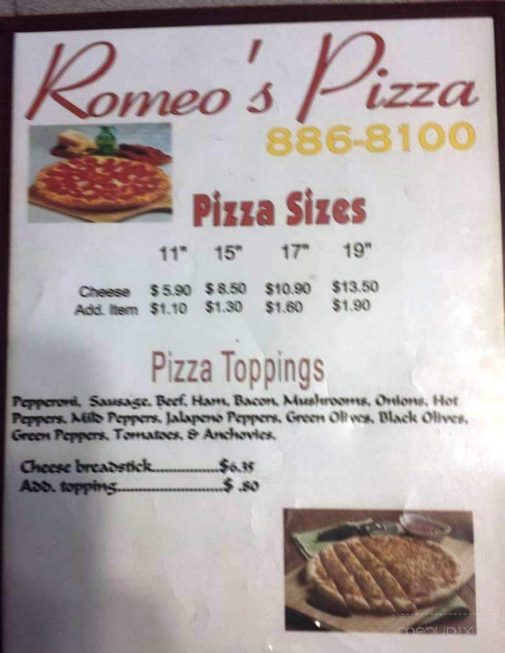 Romeo's Pizza - Proctorville, OH