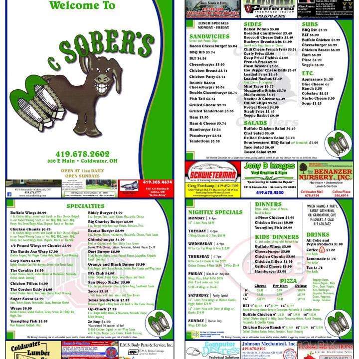 Mc Sober's Saloon-East Coast - Coldwater, OH