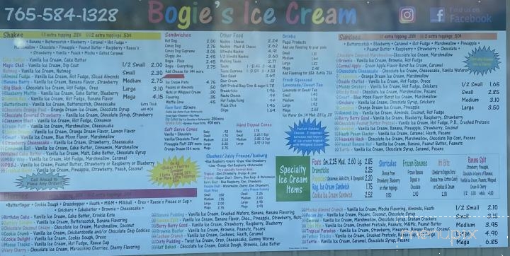 Bogie's Soft Ice Cream - Winchester, IN