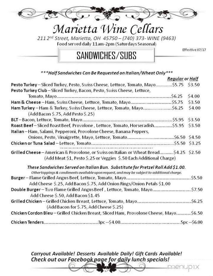 Marietta Wine Cellars, Inc. - Marietta, OH