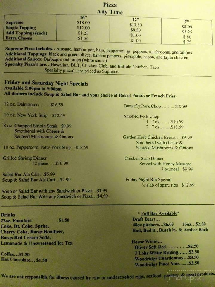 Buffalo Bar & Grill - Geneva, IN