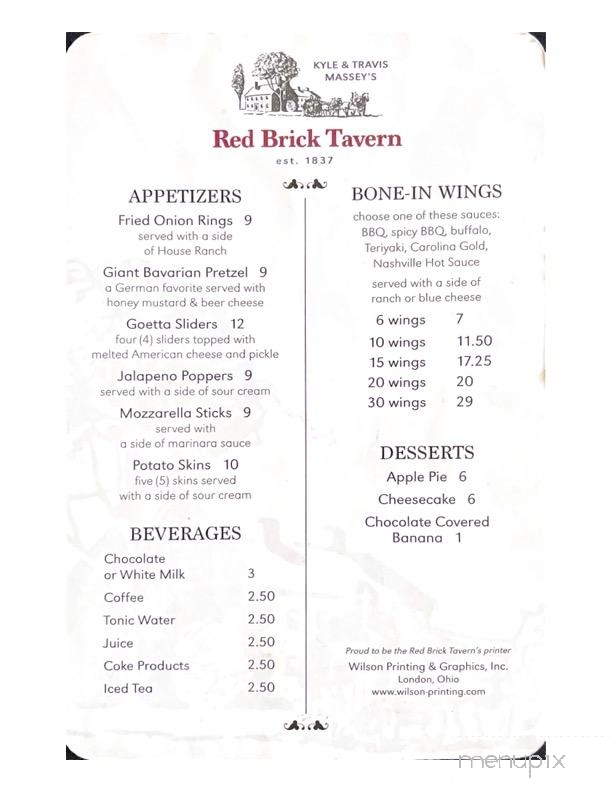 Red Brick Tavern - London, OH