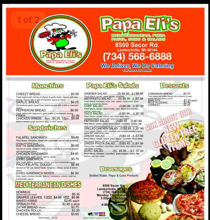 Papa Eli's - Lambertville, MI